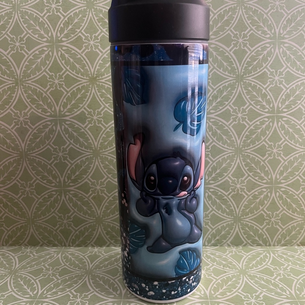 Blue Stitch Travel Tumbler